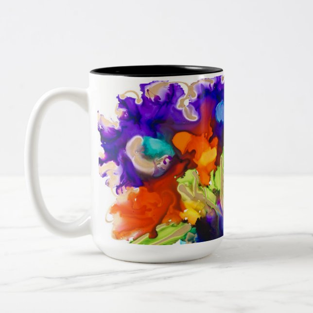 Lovitude-Coffe-Cup Liebe Erinnerung Zweifarbige Tasse (Links)
