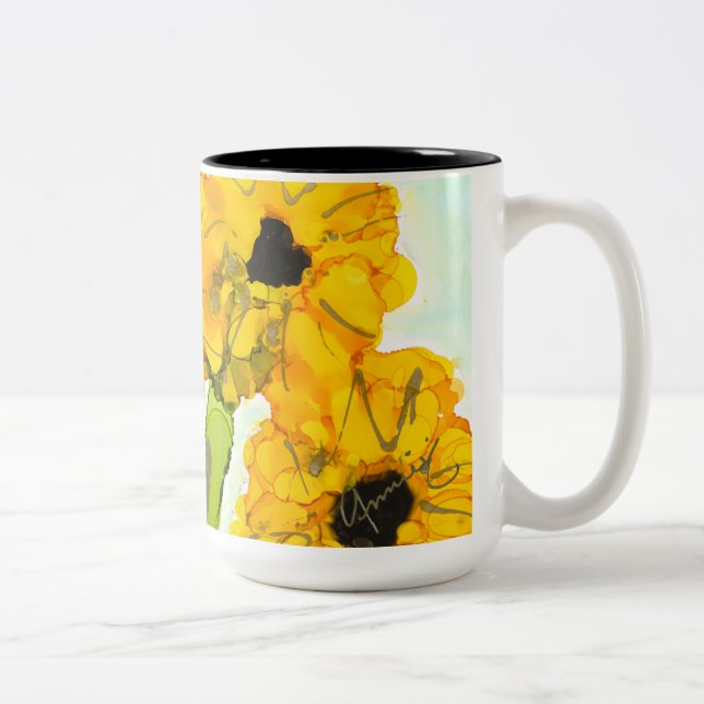 Lovitude Coffee Tasse "Sonnenblumen beobachten übe (Rechts)