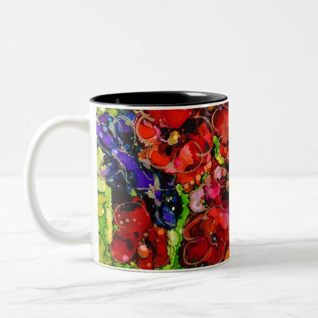 Lovitude Soul Malerei Tasse "Hot Mess Garden" (Links)