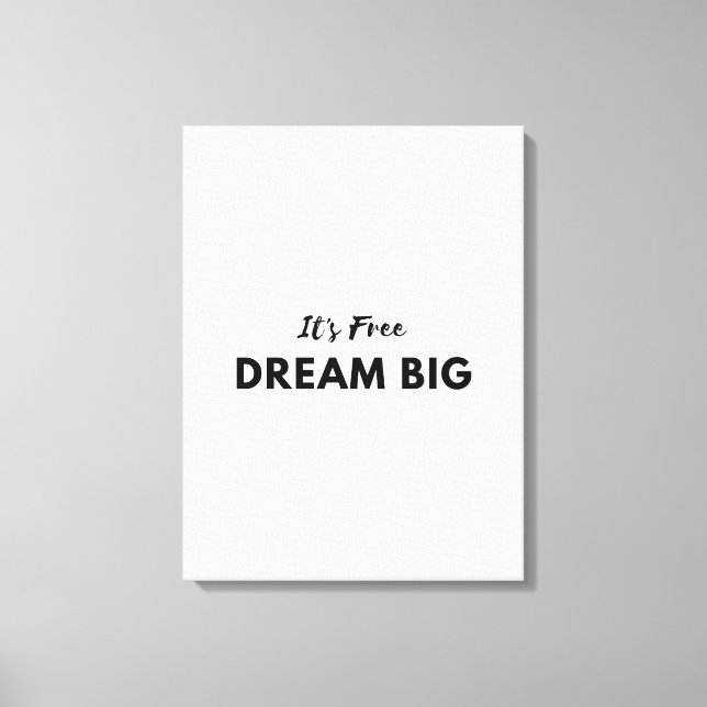 Lovy Wand Art Zitates Leinwanddruck (Vorderseite)