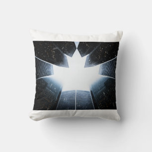 Low Angle-Image für hochauflösendes Gebäude Kissen