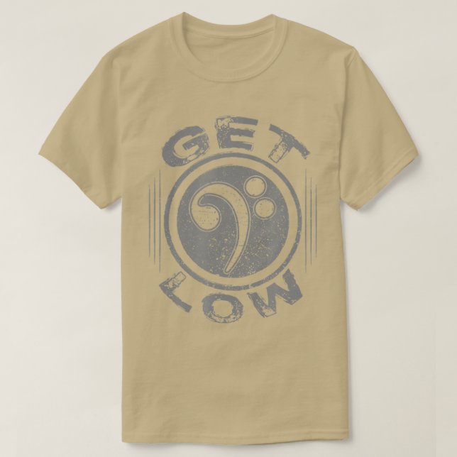 Low Bass Clef Player T-Shirt (Design vorne)