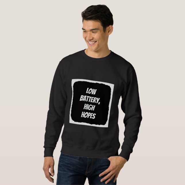 Low Battery Edit Sweatshirt (Vorne ganz)