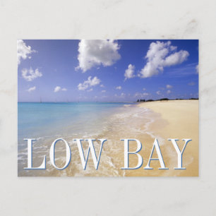 Low Bay Beach, Barbuda, Antigua   Alles Gute zum G Postkarte