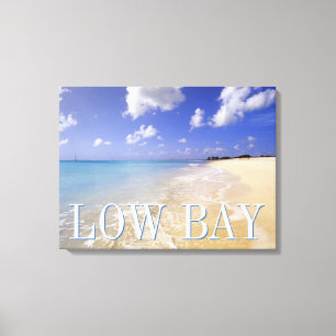 Low Bay Beach, Barbuda, Antigua Leinwanddruck