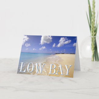 Low Bay Beach, Barbuda, Antigua | Vielen Dank Dankeskarte