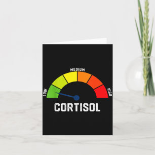 Low-Cortisol-Spiegel-Meme  Karte