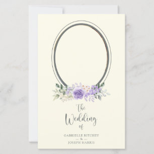 Low Cost Classic Lilac Shades Floral Garland Foto