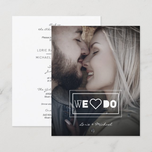 Low Cost Trendy Funny We Do Calligraphy Photo (Vorne/Hinten)