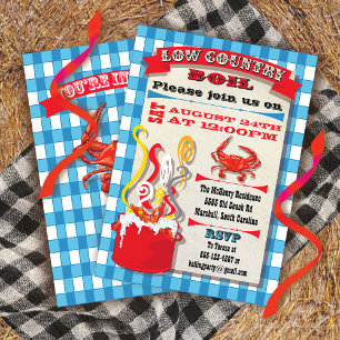 Low Country Boil Party Invitation Einladung