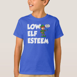 Low Elf Esteem Weihnachtsfeiertag Funny T-Shirt
