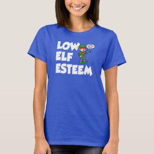 Low Elf Esteem Weihnachtsfeiertag Funny T-Shirt