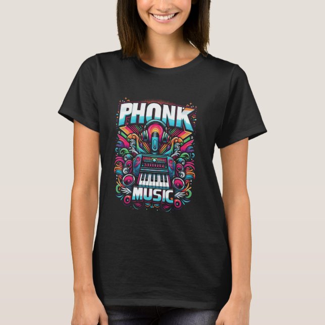 Low-Fi & Funky The Phonk Life T-Shirt (Vorderseite)