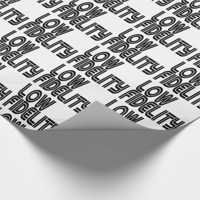 Low Fidelity Geschenkpapier (Ecke)