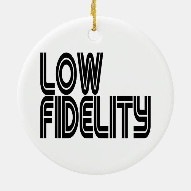 Low Fidelity Keramik Ornament (Hinten)