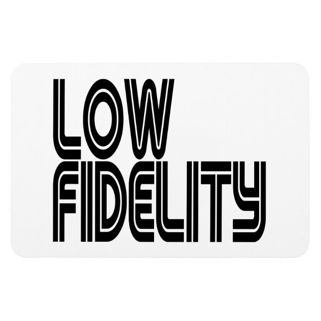 Low Fidelity Magnet (Horizontal)