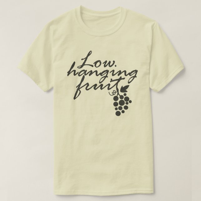 Low Hanging Obstgärten Weinroute Mendrisiotto T-Shirt (Design vorne)