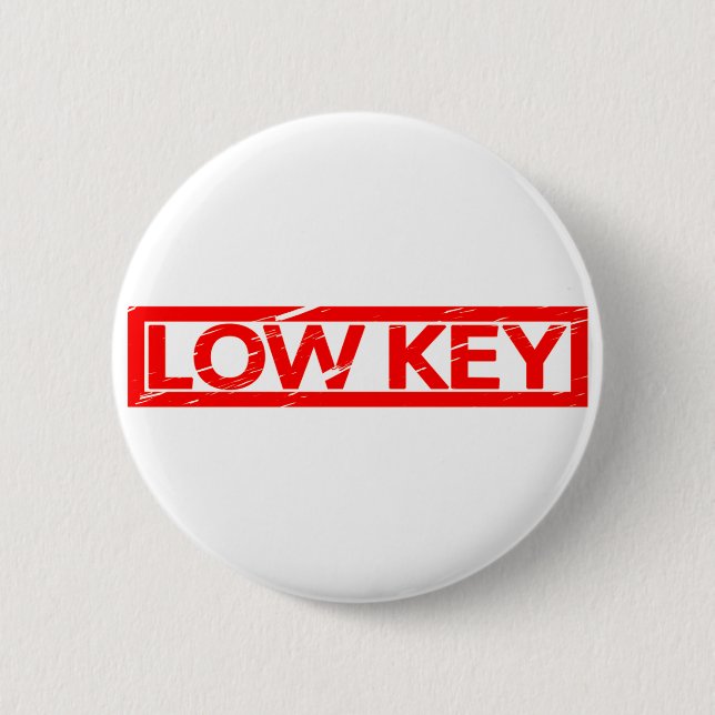Low-Key-Briefmarke Button (Vorderseite)