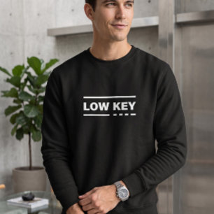 Low Key Minimalist Crewneck Sweatshirt Modern