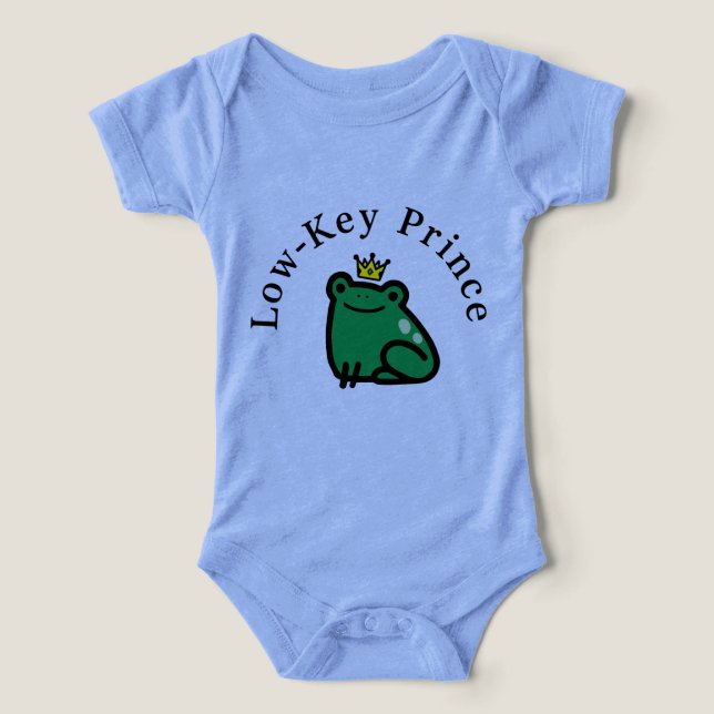Low-Key Prinz Baby-Body (Design Vorderseite)
