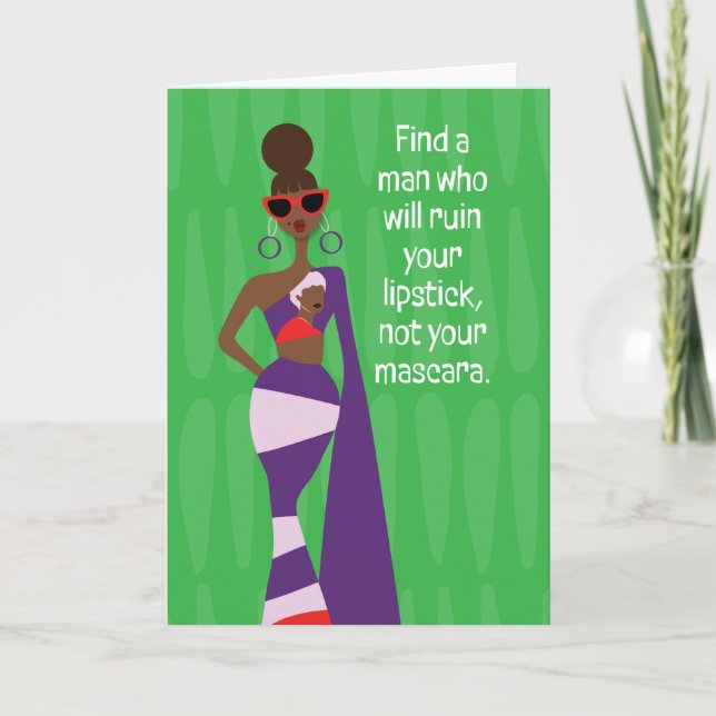 Low-Key-Therapie - Finden Sie einen Mann, der Dankeskarte (Vorderseite)