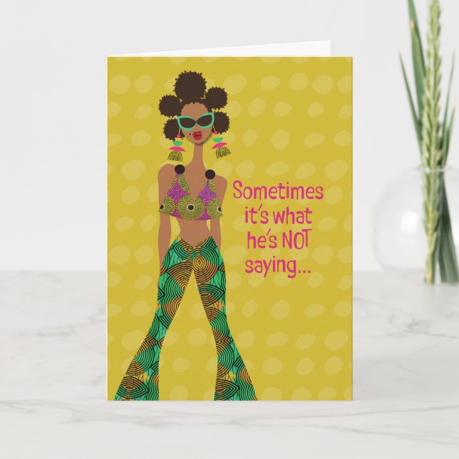 Low-Key-Therapie - manchmal ist es, was er nicht i Dankeskarte (Vorderseite)