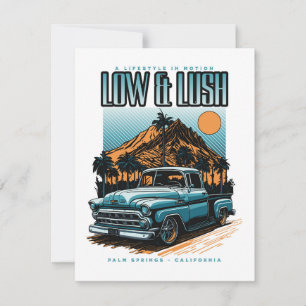 Low & Lush - Ein Lifestyle in Motion - Vintager LK Feiertagskarte