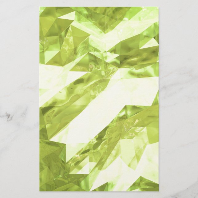 Low-Poly-Abstrakt Briefpapier (Vorderseite)