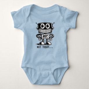 Low Power Robot - Nicht heute... Baby Strampler