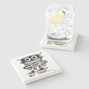 Low Power Robot - Nicht heute... Steinuntersetzer