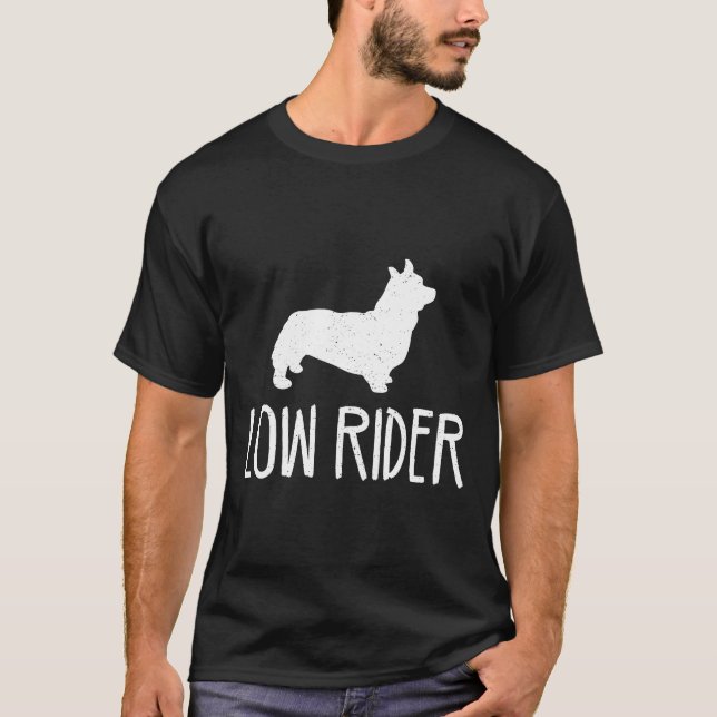 Low Rider Corgi T-Shirt (Vorderseite)
