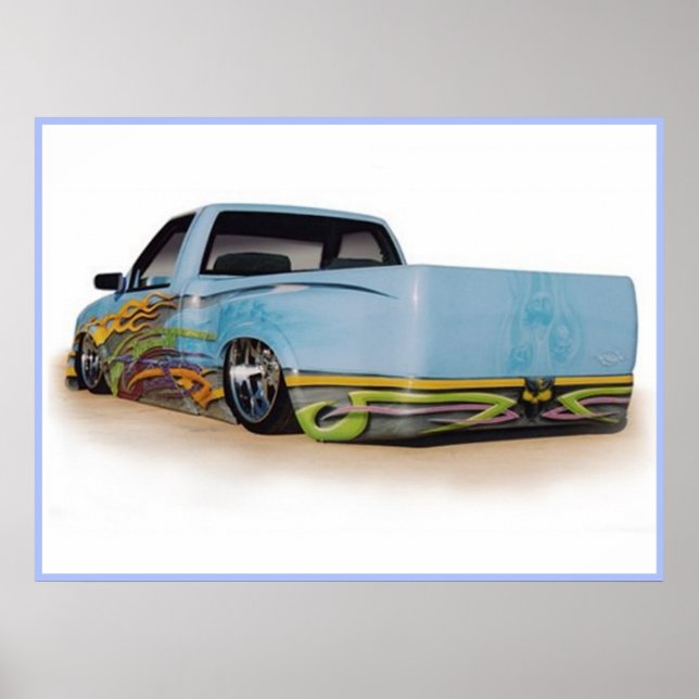Low Rider Truck Poster (Vorne)