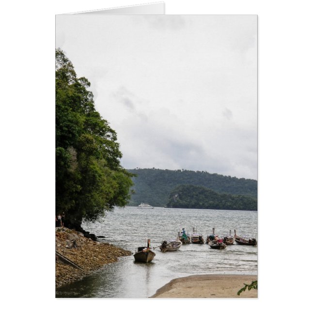 Low Traffic bei Krabi. Thailand Card (Vorne)