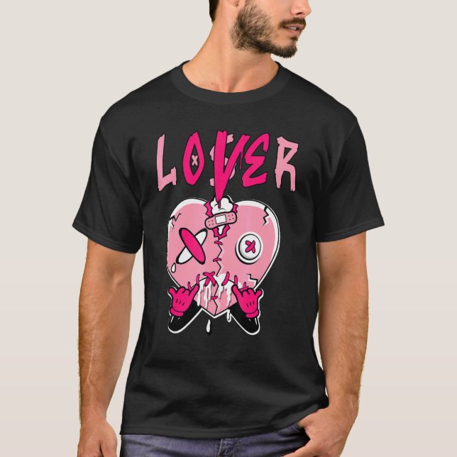 Low Triple Pink Loser   Heart Dripping Triple Pink T-Shirt (Vorderseite)