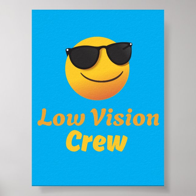 Low Vision Crew Poster (Vorne)