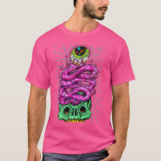 Lowbrow Art Eye - Yoga Grunge Goth Skater Punk Clo T-Shirt