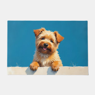 Lowchen Hund Fußmatte Kunst
