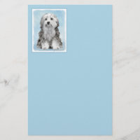 Lowchen Malerei - Niedliche Original Hunde Kunst