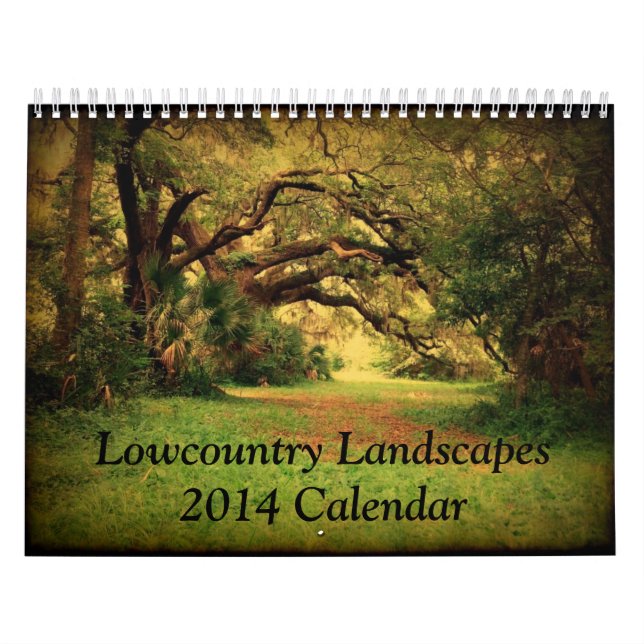 Lowcountry gestaltet Kalender 2014 landschaftlich (Titelbild)