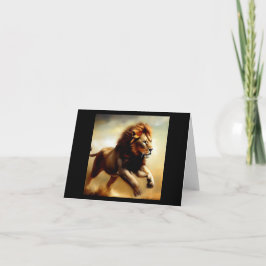 Löwe (1) Wildkatze Karte