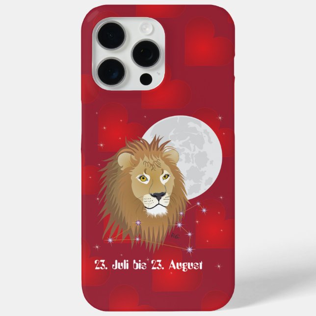 Löwe 23. Juli bis 22. August Apple iPhone Hüllen (Rückseite)