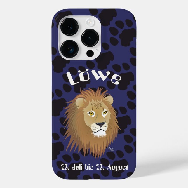Löwe 23. Juli bis 22. August Apple iPhone Hüllen (Rückseite)