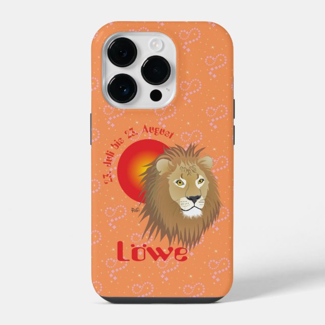 Löwe 23. Juli bis 22. August Apple iPhone Hüllen Hülle (Rückseite)
