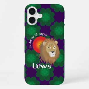 Löwe 23. Juli bis 22. August iPhone Hüllen 16 Plus Hülle