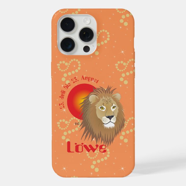 Löwe 23. Juli bis 22. August iPhone Hüllen Hülle (Rückseite)