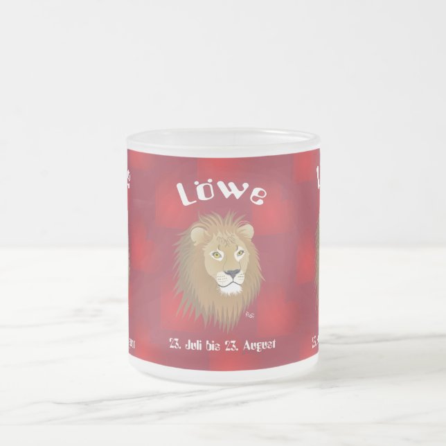 Löwe 23. Juli bis 22. August Tasse (Mittel)