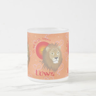Löwe 23. Juli bis 22. August Tasse