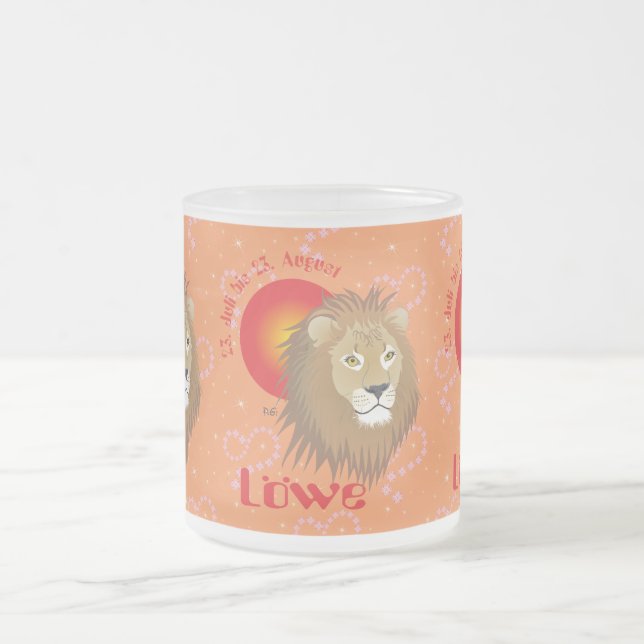 Löwe 23. Juli bis 22. August Tasse (Mittel)