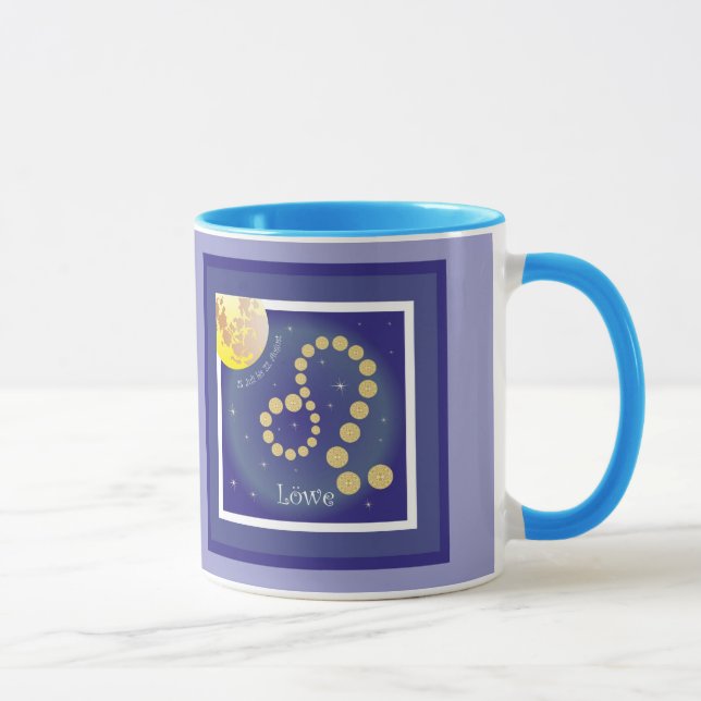 Löwe 23. Juli bis 22. August Tasse (Rechts)