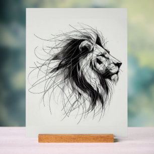Löwe Acrylschild